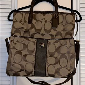 Coach Purse BROWN&TAN